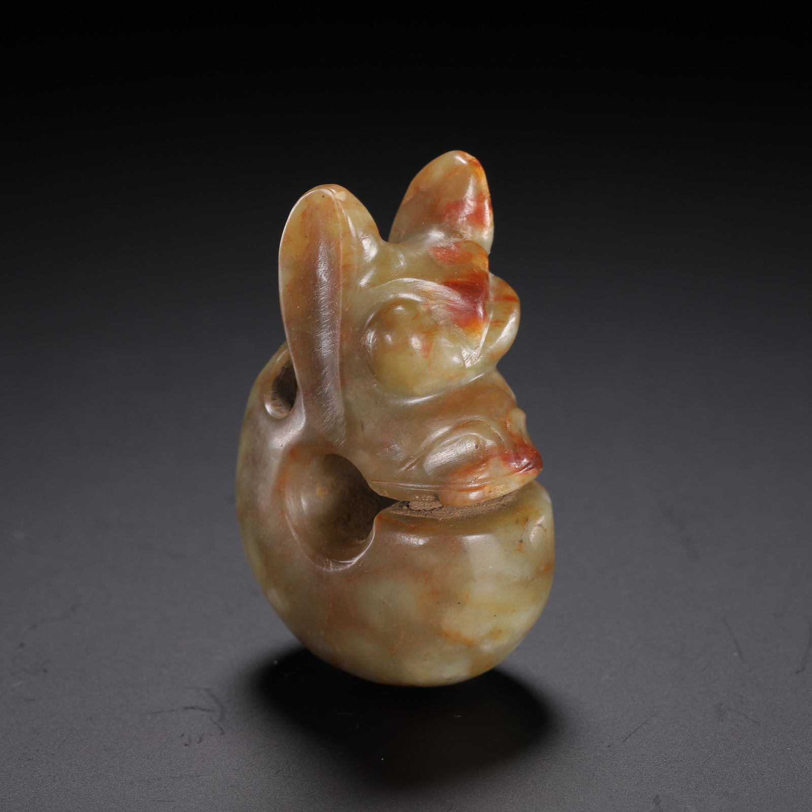 CHINESE ARCHAISTIC JADE PIG-DRAGON (1 of 9)