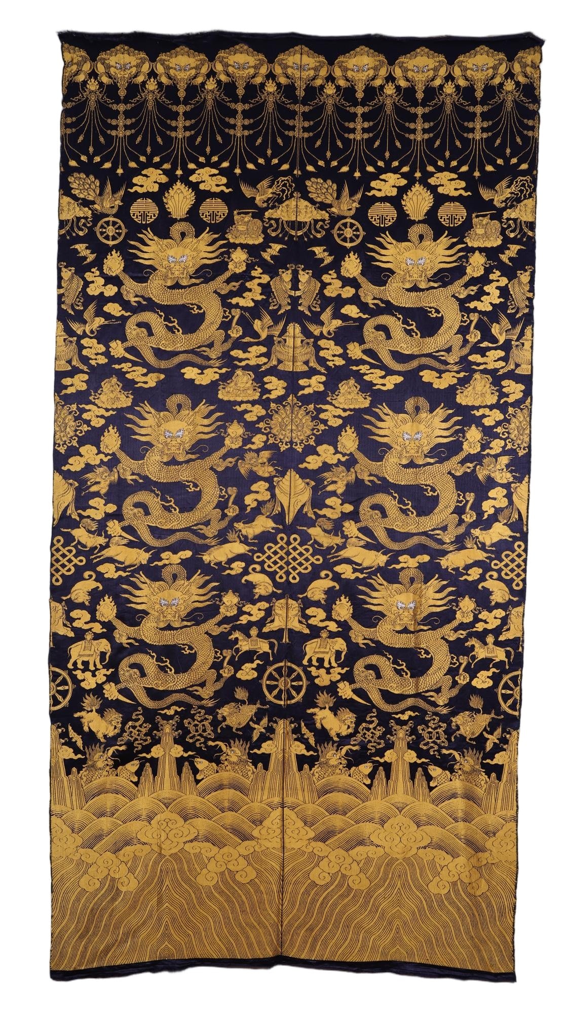 CHINESE BROCADE DRAGON HANGING (1 of 10)