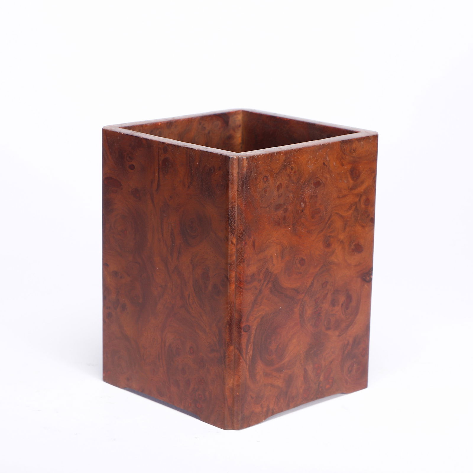 CHINESE HUANGHUALI SQUARE BRUSH POT (1 of 9)