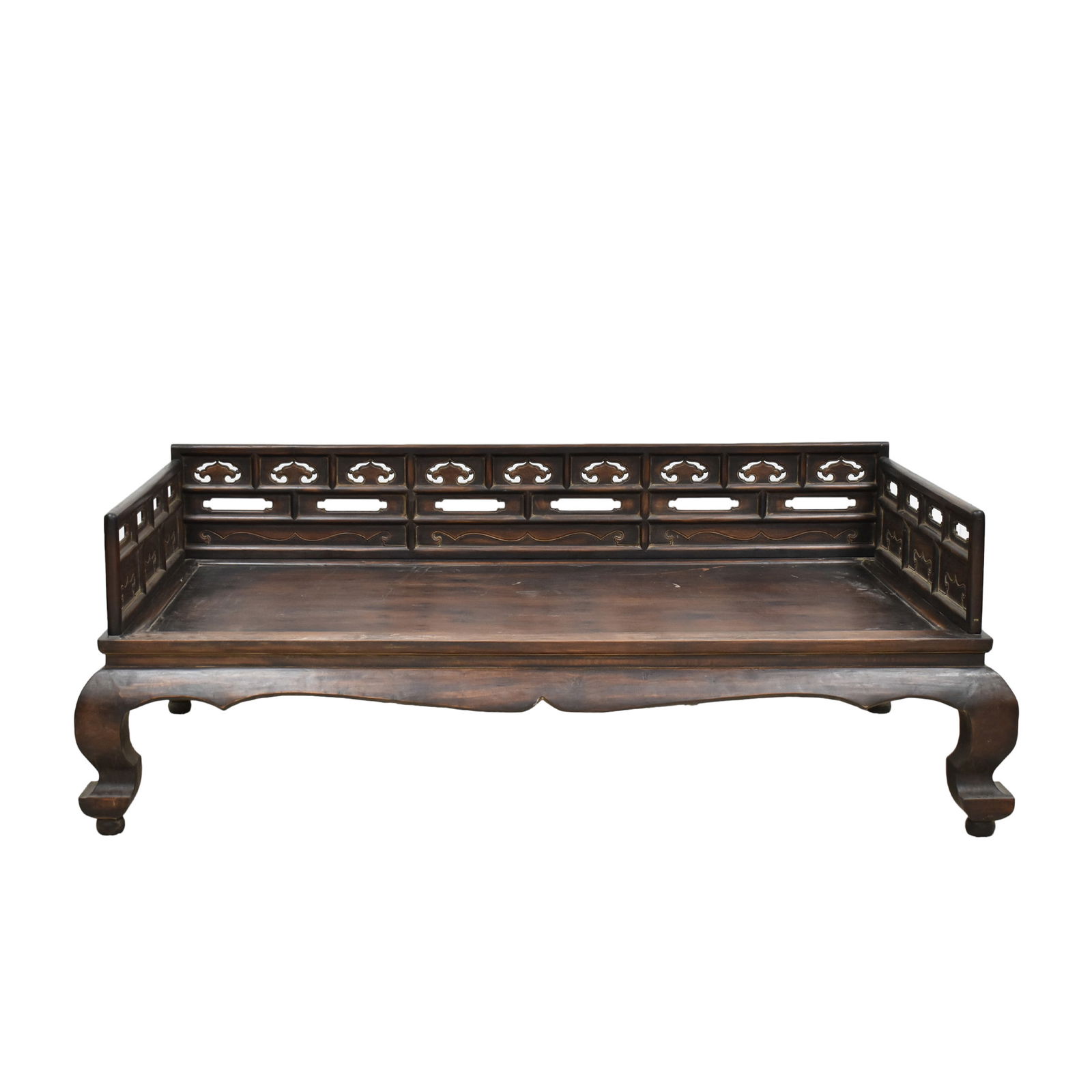 18/19TH C RARE CHINESE HUANGHUALI WAISTED DAY BED, TA (1 of 12)