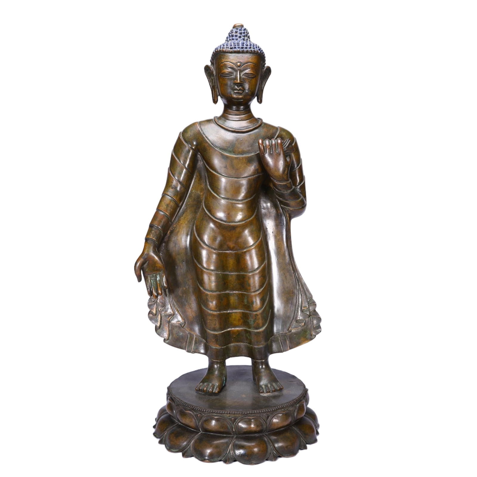 CHINESE ALLOY BRONZE BUDDHA (1 of 9)
