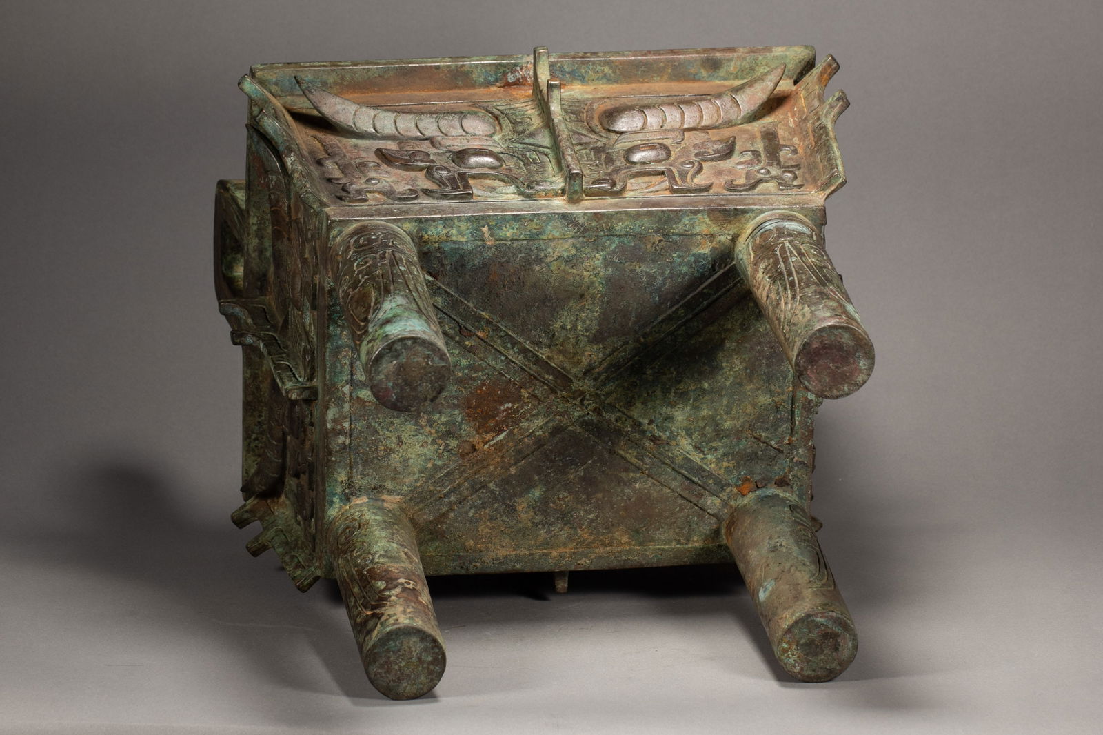 CHINESE BRONZE DING - 14