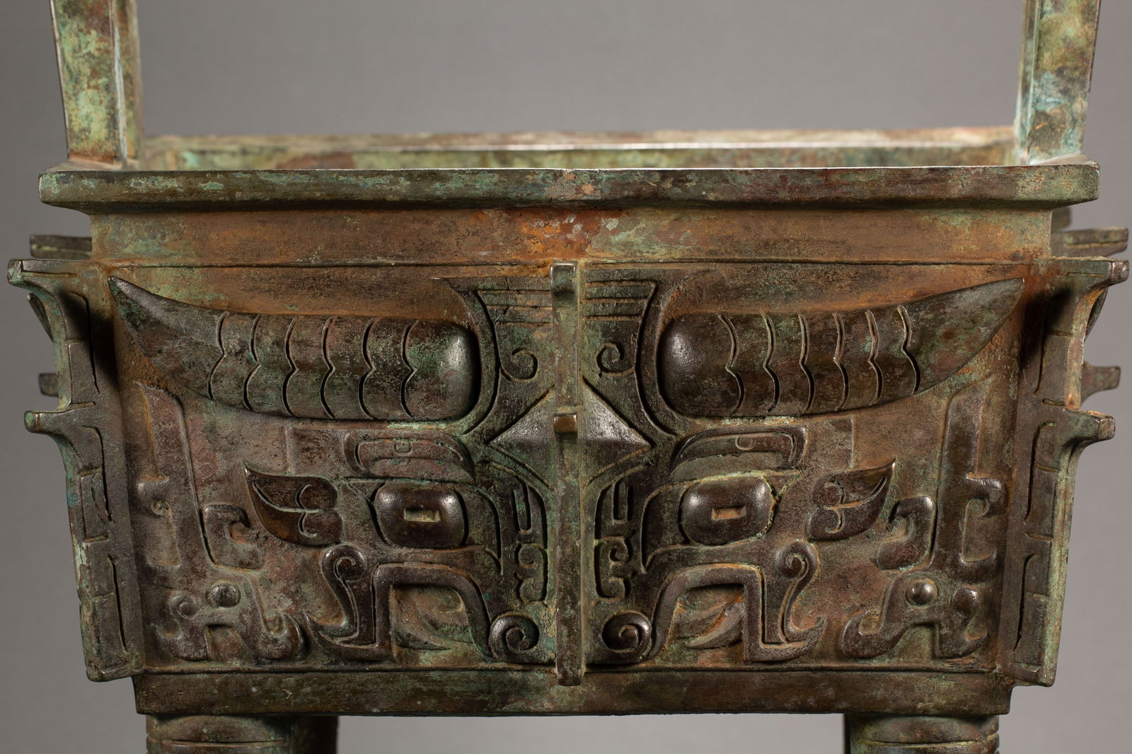 CHINESE BRONZE DING - 2