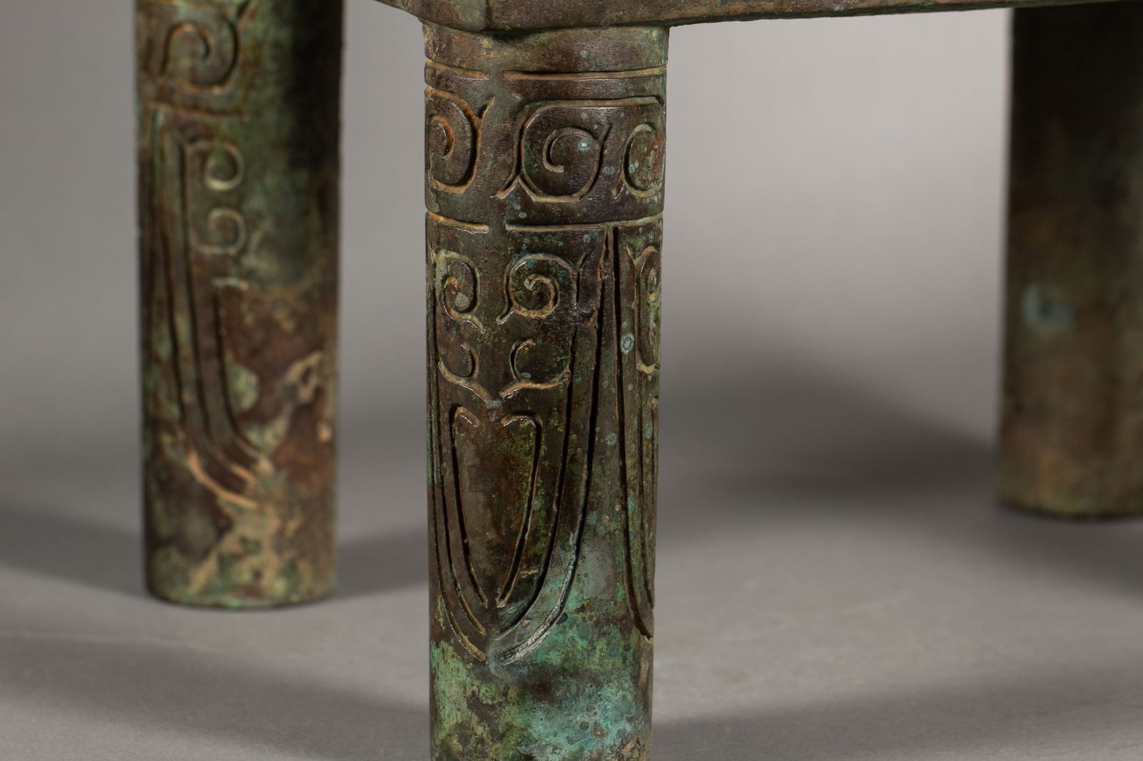 CHINESE BRONZE DING - 7