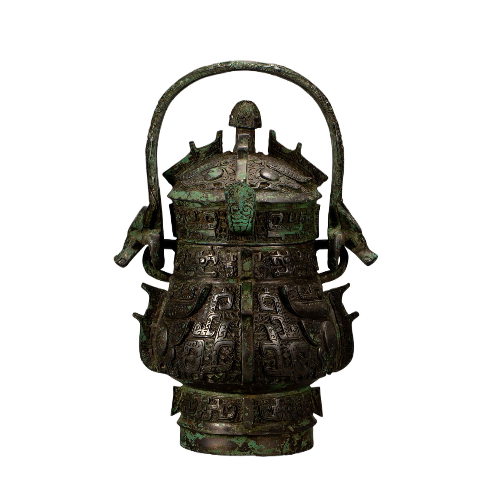 CHINESE BRONZE YOU VESSEL (1 of 9)