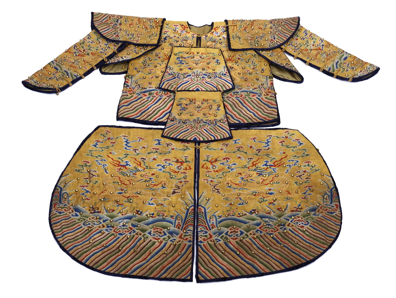 A CHINESE KESI CEREMONIAL ARMOUR (1 of 9)