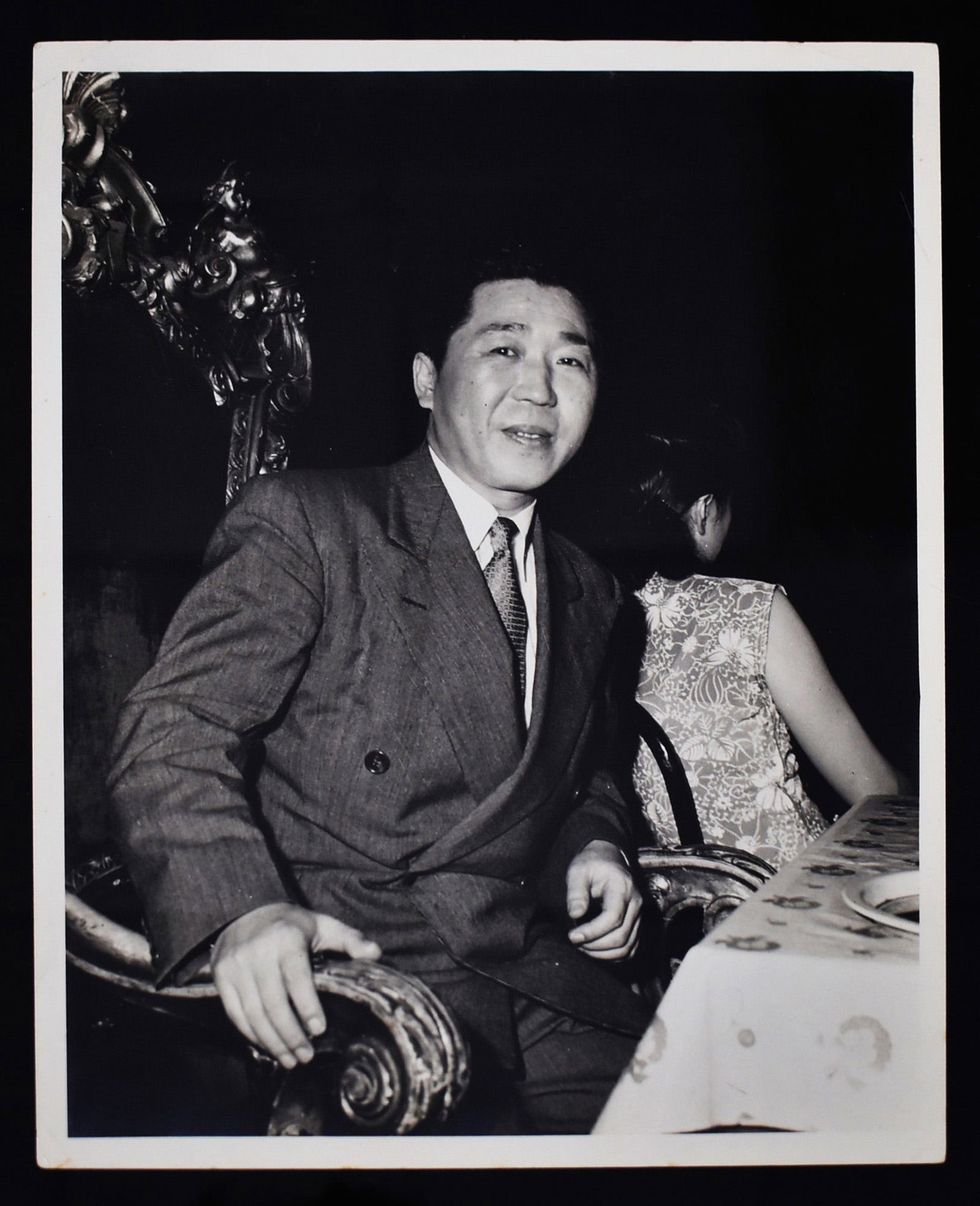 WEI DAOMING, PORTRAIT PHOTOGRAPH: Wei Daoming, Portrait Photograph PROVENANCE: Acquired from a prominent collector, representing an important private collections. The collections presented and offered up to auctions from Lot 25 throug