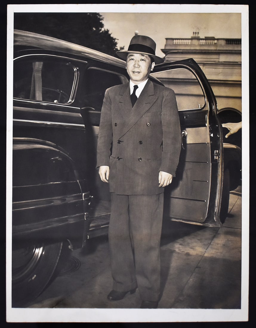 WEI DAOMING, PORTRAIT PHOTOGRAPH: Wei Daoming, Portrait Photograph PROVENANCE: Acquired from a prominent collector, representing an important private collections. The collections presented and offered up to auctions from Lot 25 throug