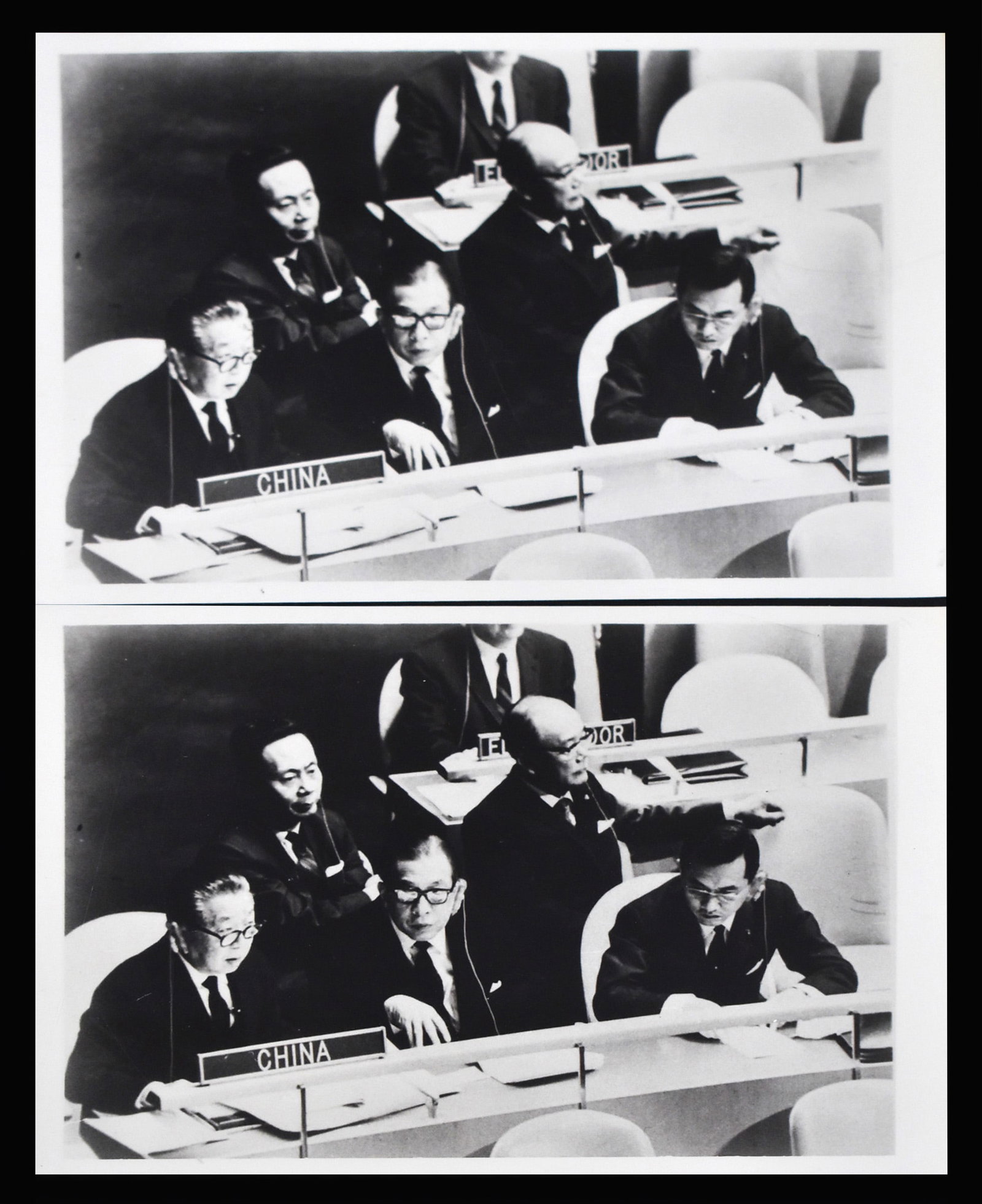 HISTORICAL DIPLOMATIC PHOTOGRAPH ARCHIVE: Historical Diplomatic Photograph Archive PROVENANCE: Acquired from a prominent collector, representing an important private collections. The collections presented and offered up to auctions from Lot 2