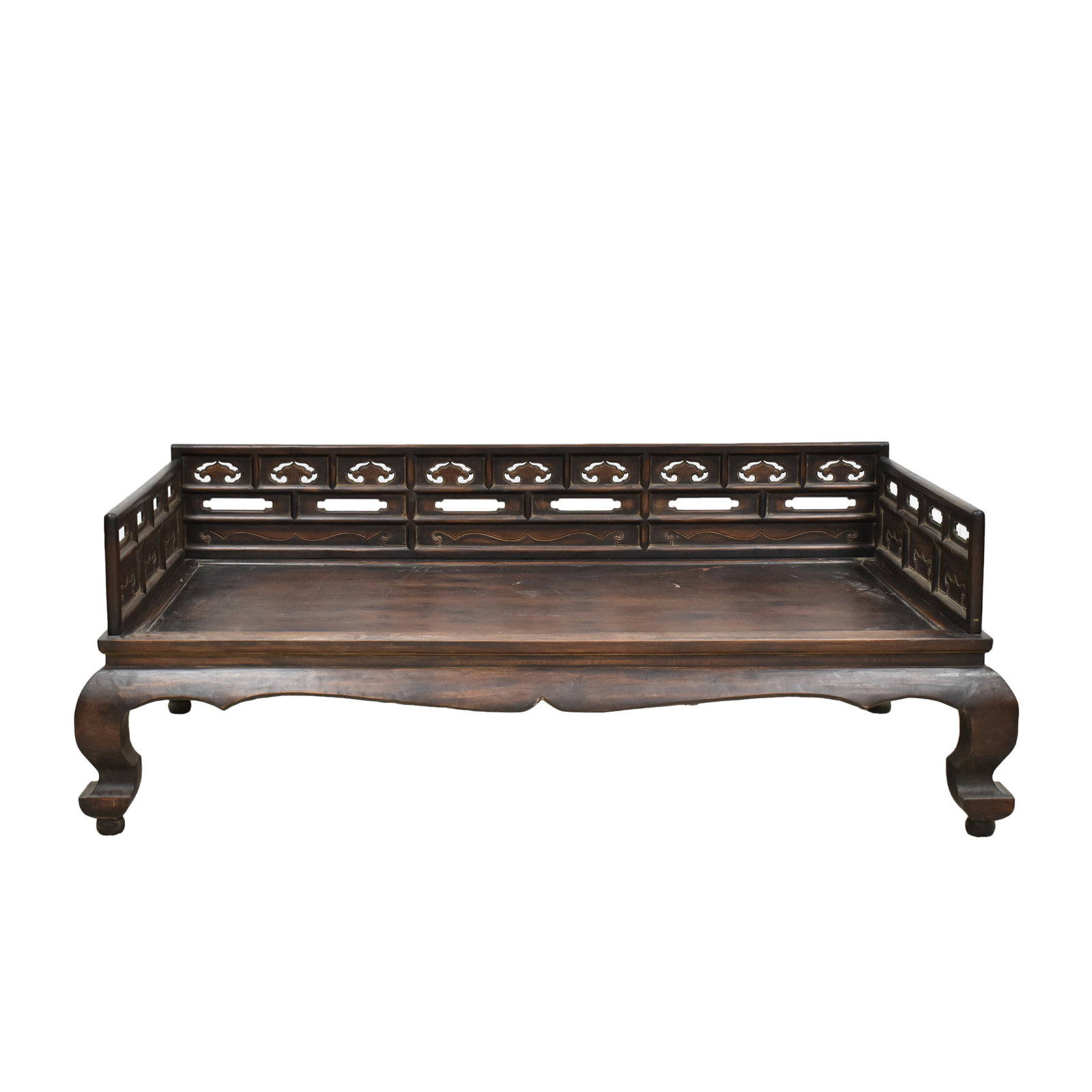 RARE CHINESE HUANGHUALI WAISTED DAY BED TA (1 of 12)
