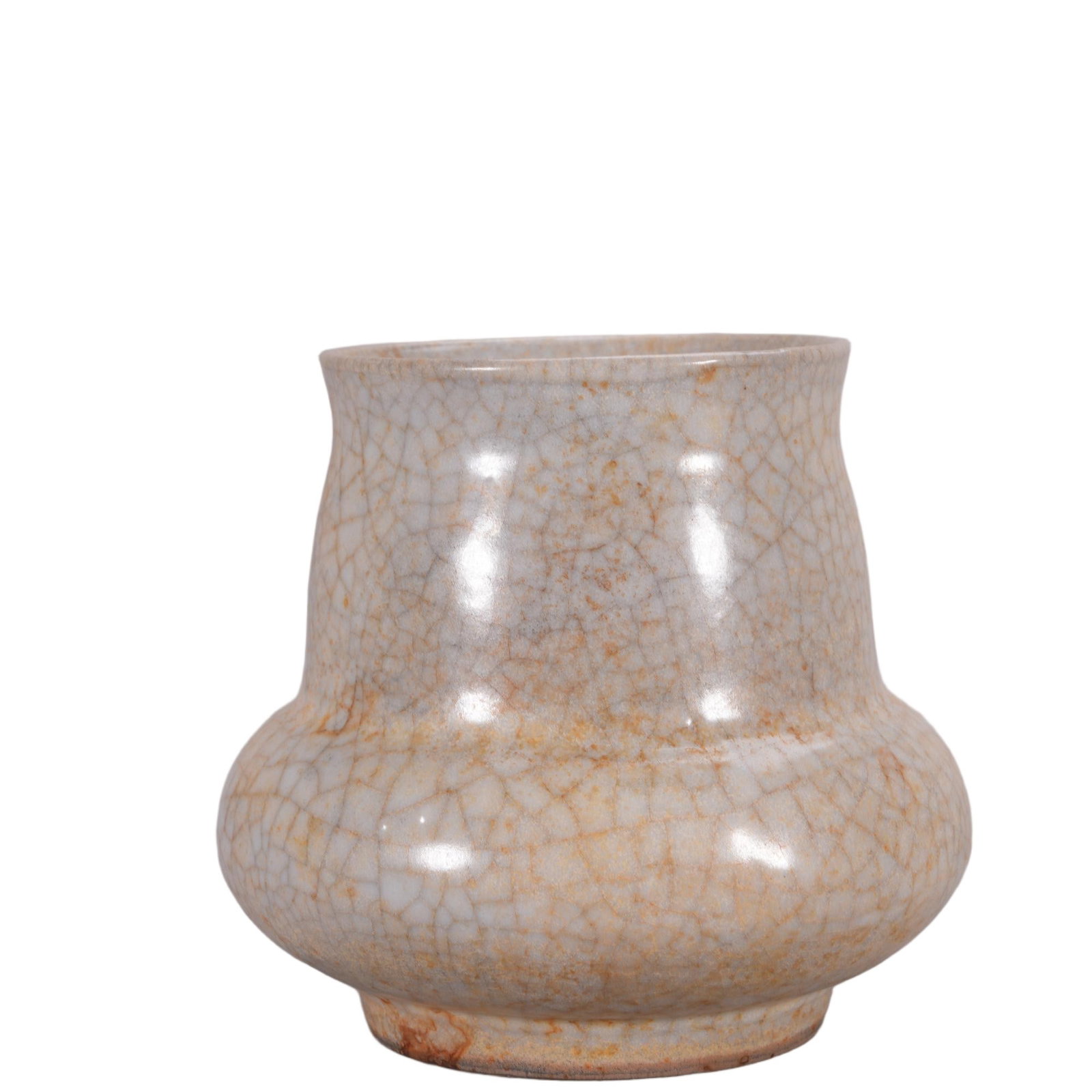 A CHINESE GE WARE CRACKLE GLAZE JAR (1 of 6)