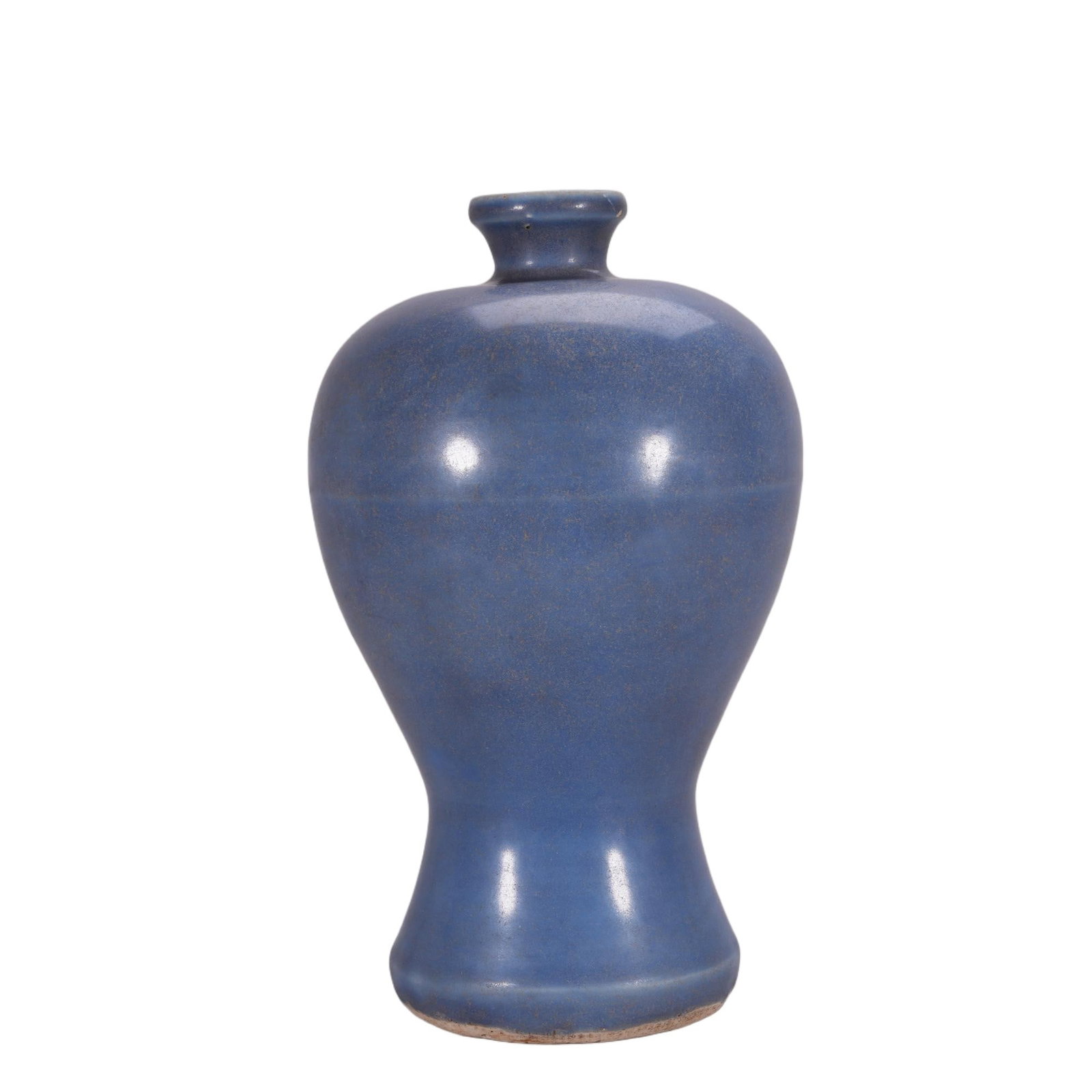 A CHINESE SACRIFICIAL BLUE GLAZE MEIPING VASE (1 of 8)