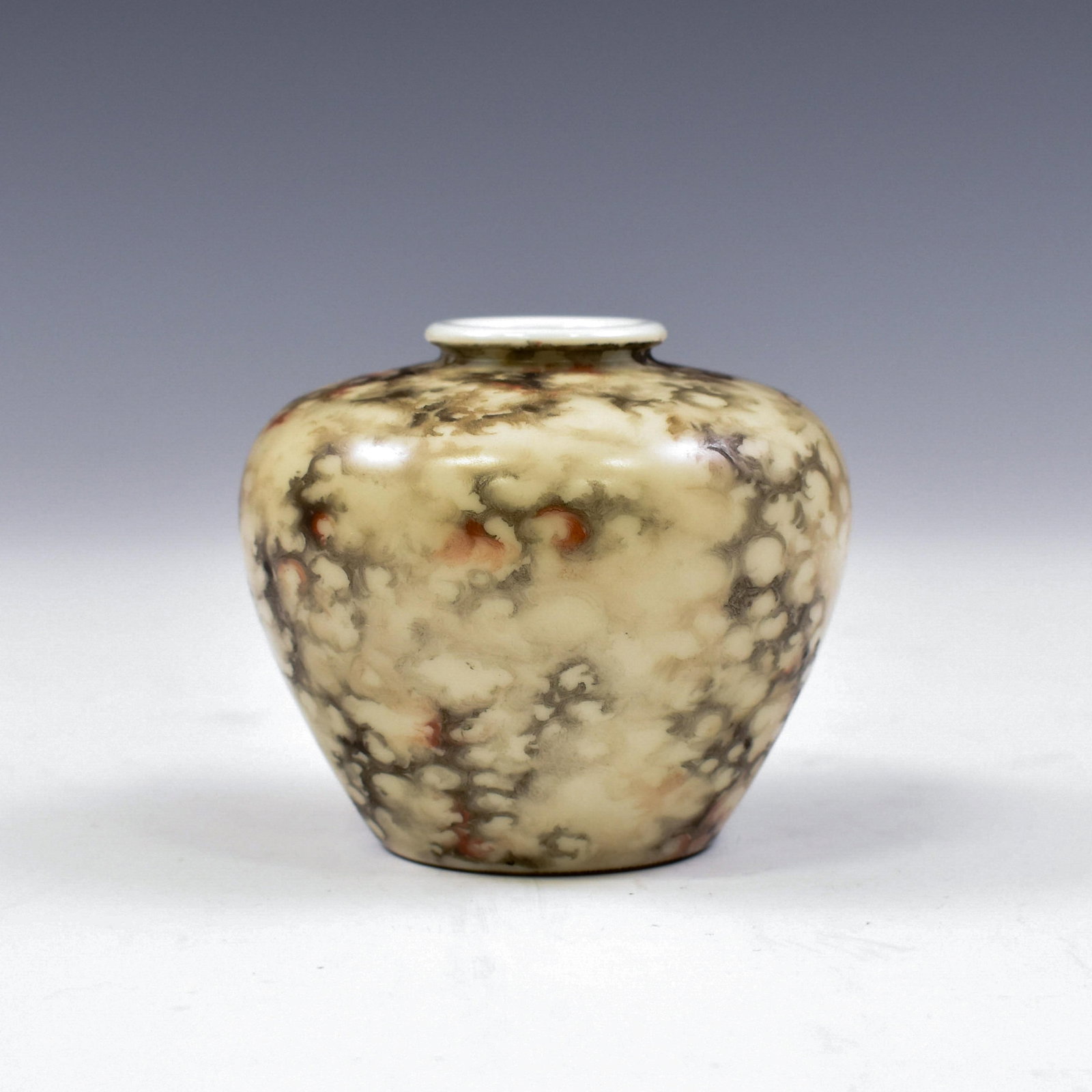 YONGZHENG DOUQING GLAZED HEXAGONAL AMPHORA VASE (1 of 7)