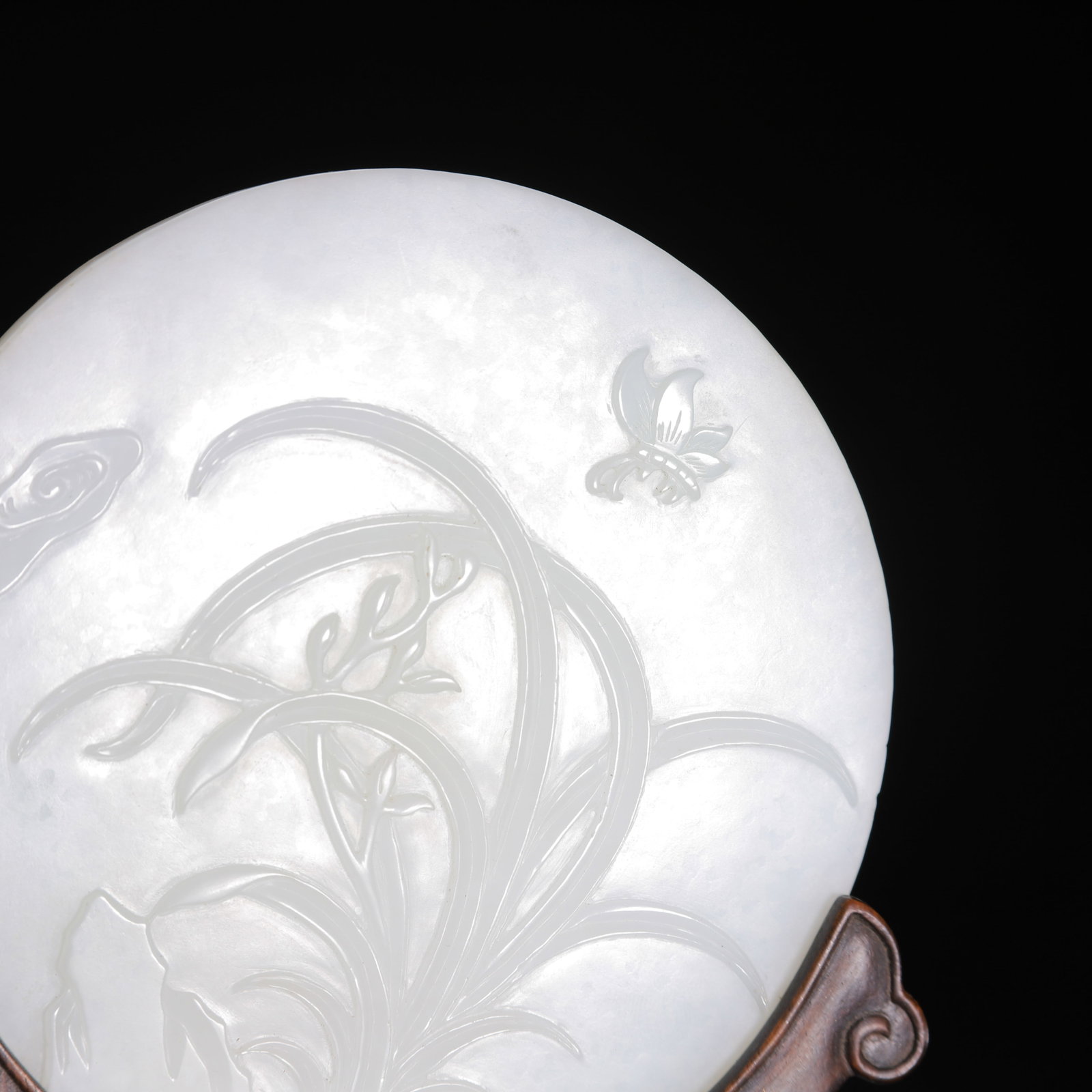 A CHINESE HETIAN JADE TABLE SCREEN - 4