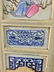 SET OF 4 PCS ANTIQUE FRAMED PORCELAIN WALL PLAQUE - 8