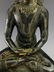 A LARGE 15" CHINESE QING BRONZE BUDDHA - 2