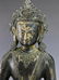 A LARGE 15" CHINESE QING BRONZE BUDDHA - 3