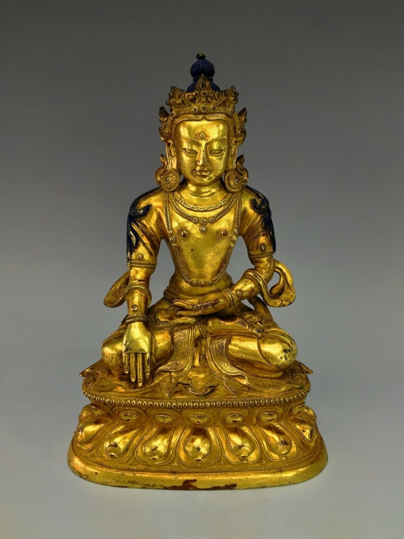MING GILT BRONZE BUDDHA (1 of 7)