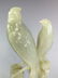 VERY FINE PAIR OF QING WHITE JADE BIRDS - 5