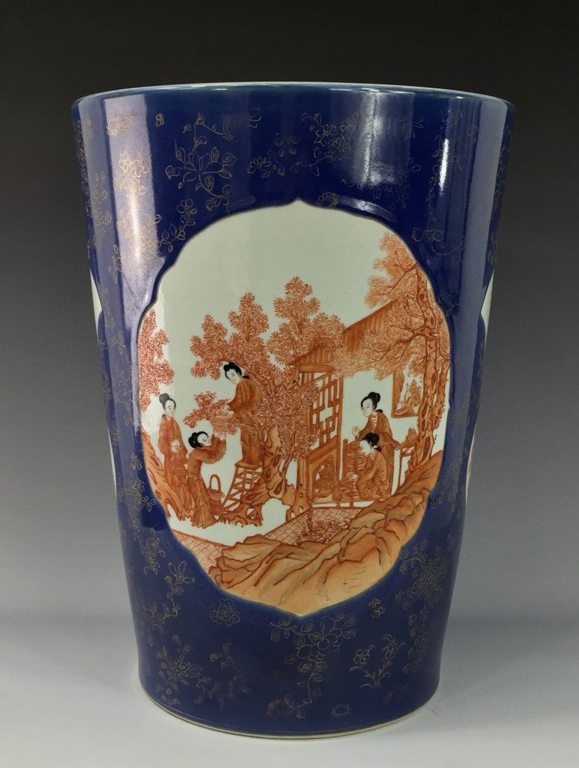 A LARGE CHINESE 18/19TH C  TALL FISH POND (1 of 9)