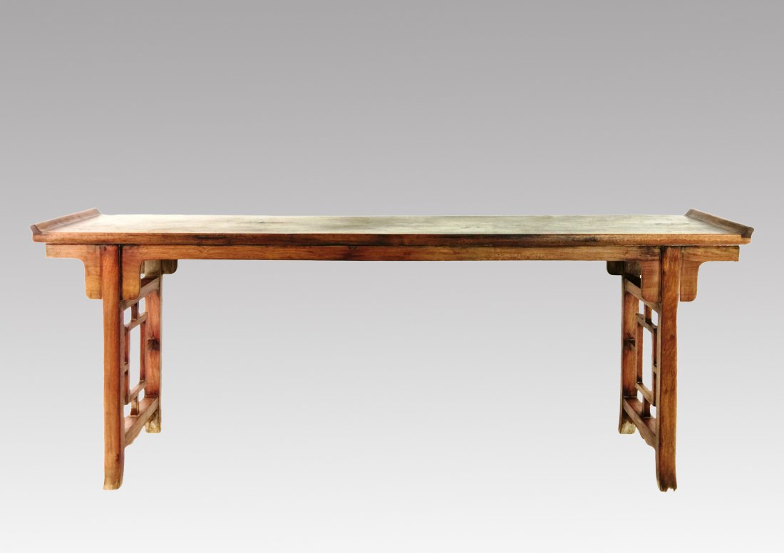 A CHINESE HUANGHUALI ALTAR TABLE (1 of 10)