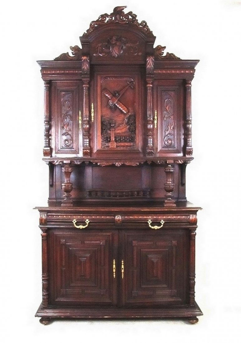 FRENCH WALNUT SIDEBOARD (1 of 7)