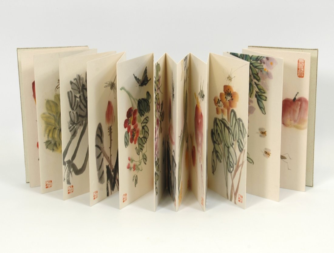 WATERCOLOR ALBUM PAINTINGS OF FRUITS, VEGETABLES & (1 of 10)