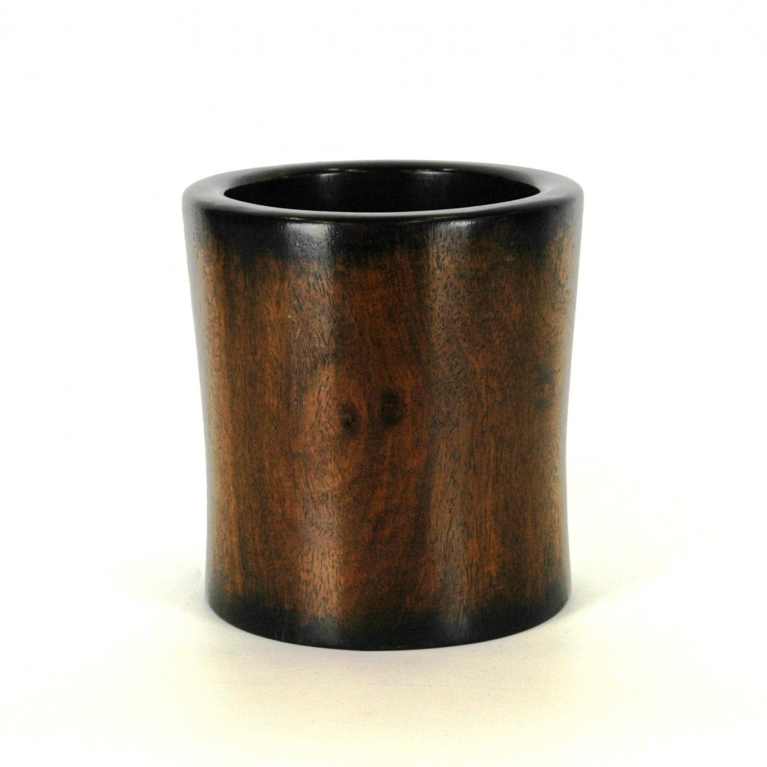 CARVED HUANGHUALI BRUSH POT (1 of 9)