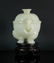 JADE COVERED TRIPOD CENSER ON STAND - 3