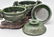 PAIR OF SPINACH-GREEN JADE COVERED CENSER ON STANDS - 4