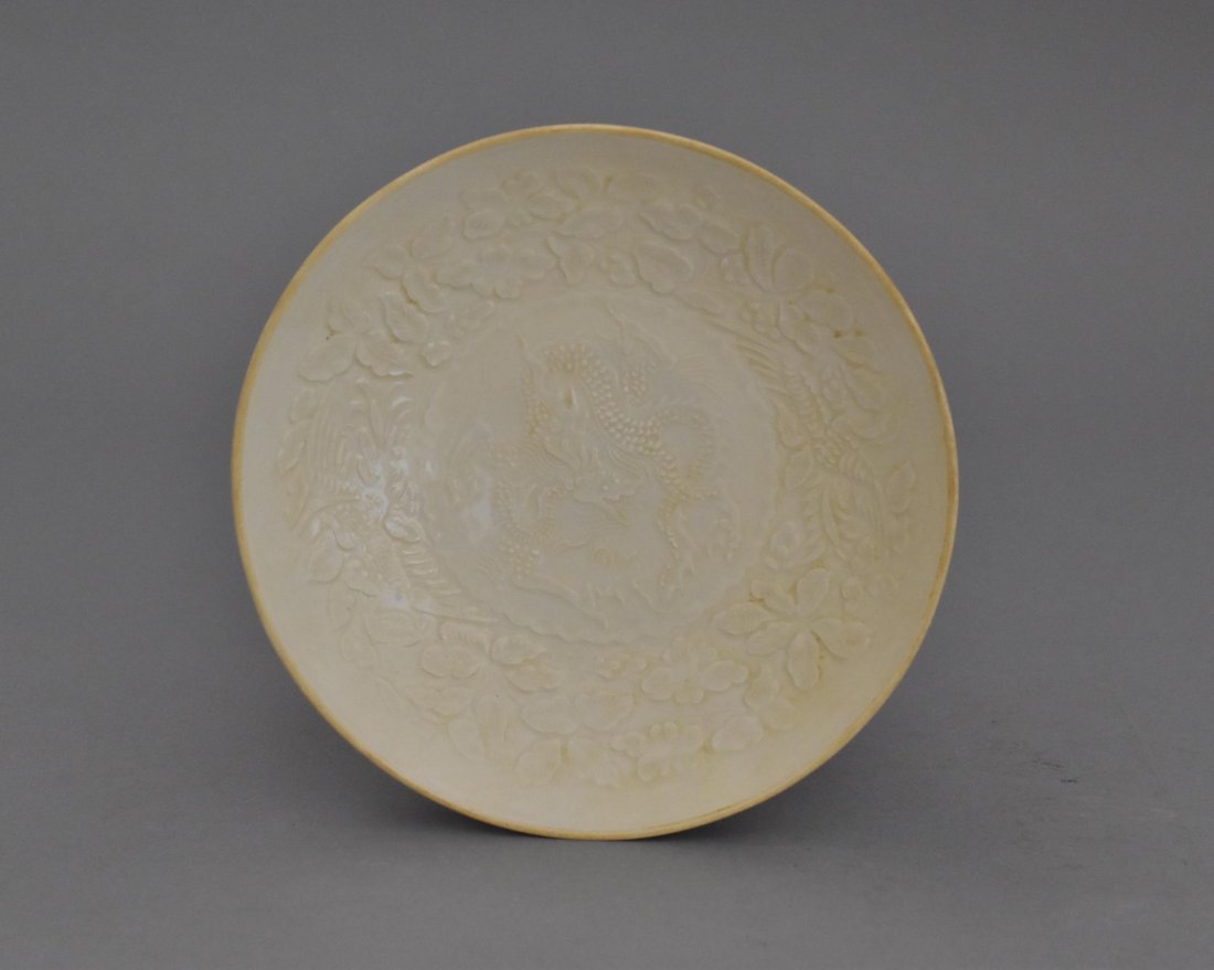 DRAGON AND PHOENIX DING WARE PLATE (1 of 7)
