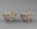 PAIR OF MILLE FLEUR PORCELAIN BOWLS