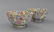 PAIR OF MILLE FLEUR PORCELAIN BOWLS - 2