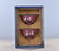 PAIR PURPLE GROUND ENAMEL BOWLS IN ORIGINAL BOX - 8