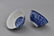 PAIR OF COBALT BLUE DOUBLE DRAGON PORCELAIN BOWLS - 4