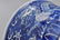 PAIR OF COBALT BLUE DOUBLE DRAGON PORCELAIN BOWLS - 8
