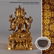 CHINESE MING DYNASTY GILT BRONZE BUDDHA