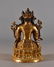 CHINESE MING DYNASTY GILT BRONZE BUDDHA - 3