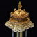 RARE GILT BRONZE CLOISONNE & JADE PAGODA INCENSE BURNER - 3