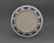 LARGE MING BLUE AND WHITE CHARGER W/ FLORAL RIM - 2