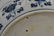 LARGE MING BLUE AND WHITE CHARGER W/ FLORAL RIM - 3