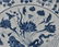 LARGE MING BLUE AND WHITE CHARGER W/ FLORAL RIM - 8