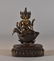 QING DYNASTY GILT BRONZE BUDDHA FIGURE RIDING BIRD - 10
