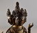 QING DYNASTY GILT BRONZE BUDDHA FIGURE RIDING BIRD - 6