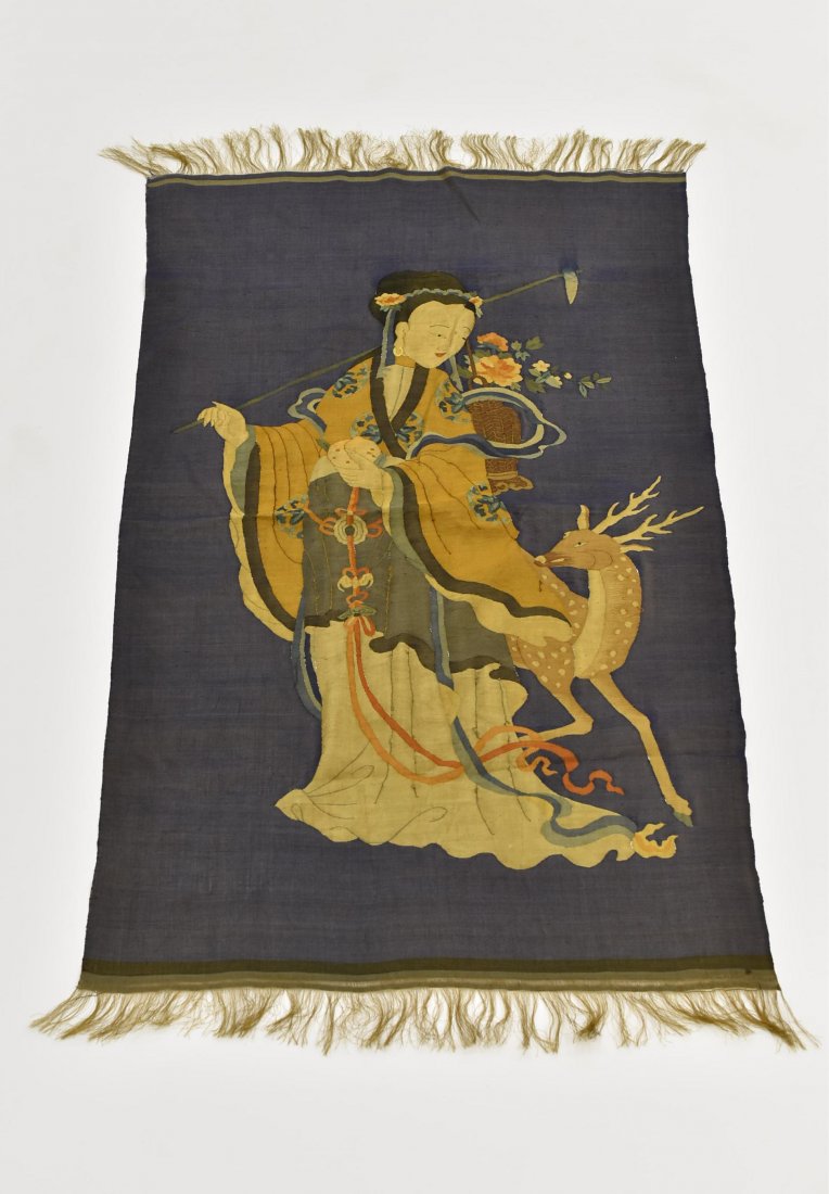 18TH/19TH C CHINESE SILK KESI (1 of 7)