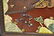 A HARD STONES INLAID RED LACQUERED TABLE SCREEN - 8