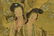 CHINESE WATERCOLOR ON SILK OF TWO FEMALE FIGURES - 7