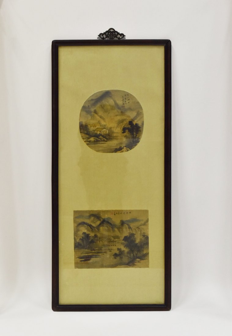 FRAMED CHINESE WATERCOLOR PAINTING (1 of 8)