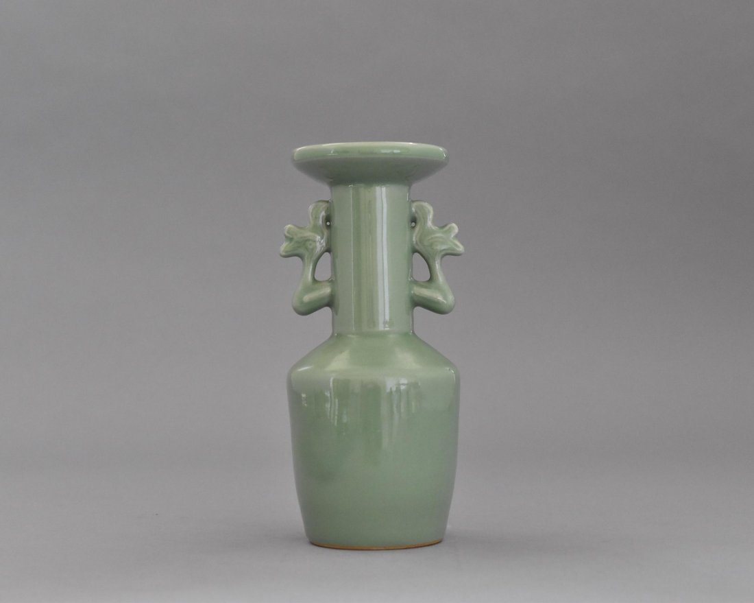 SONG LONGQUAN CELADON BOTTLE VASE (1 of 7)