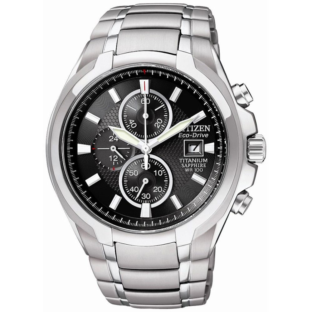 Citizen CA0260-52E Titanium CA0260-52E: Citizen CA0260-52E Gents Titanium Multi Function Watch - CA0260-52E